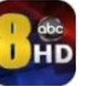 KJCT News 8 logo